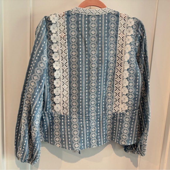 Maje Laviata Top with Contrasting Trims - Sz 1 - Picture 2 of 6